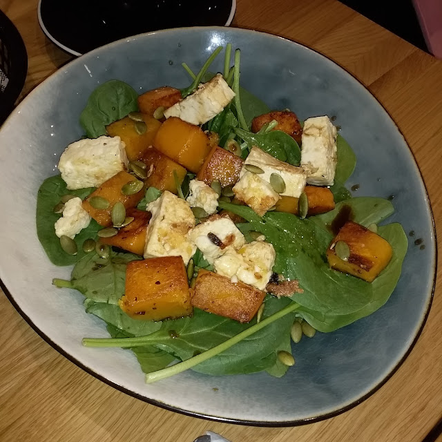 Pumpkin Haloumi Salad