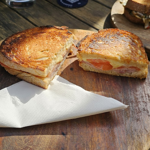 Ham Cheese and Tomato Toastie