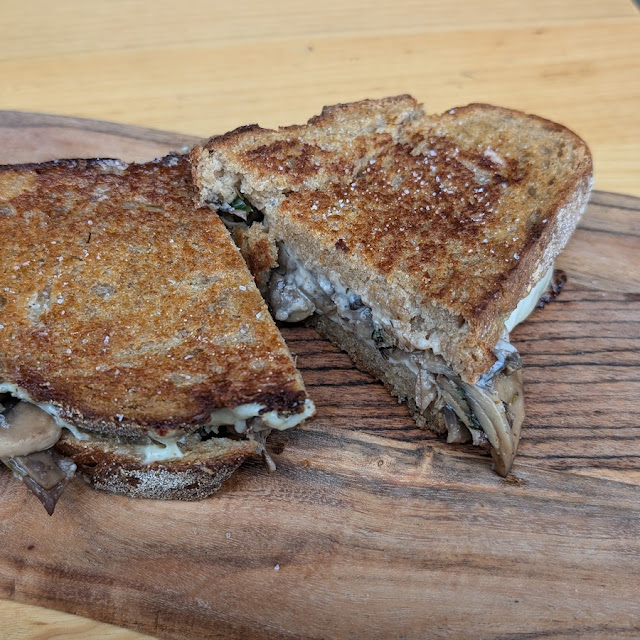 Garlic Mushroom Toastie