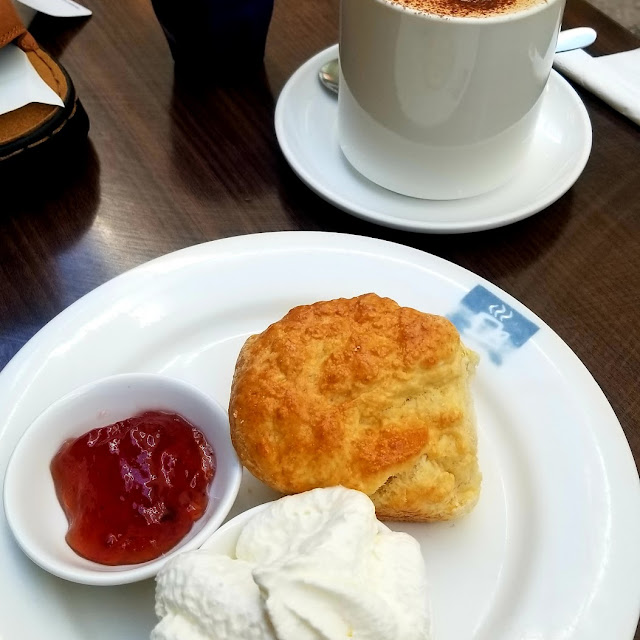 Scone Jam and Cream