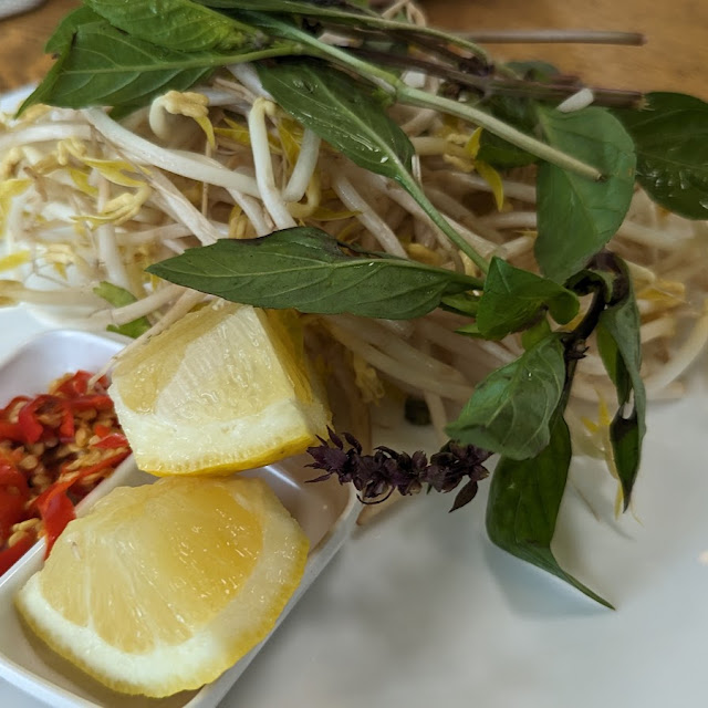 Condiments for Pho