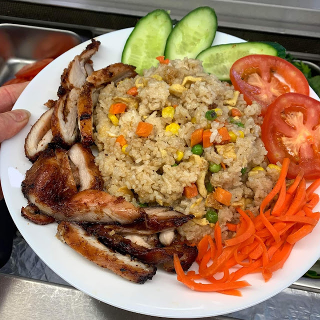 Special Fried Rice with Lemongrass Chicken