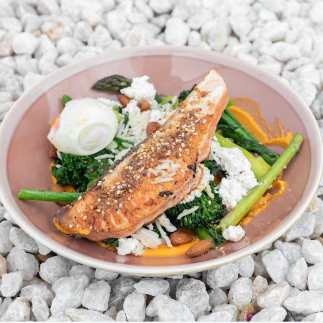 Miso Salmon Salad