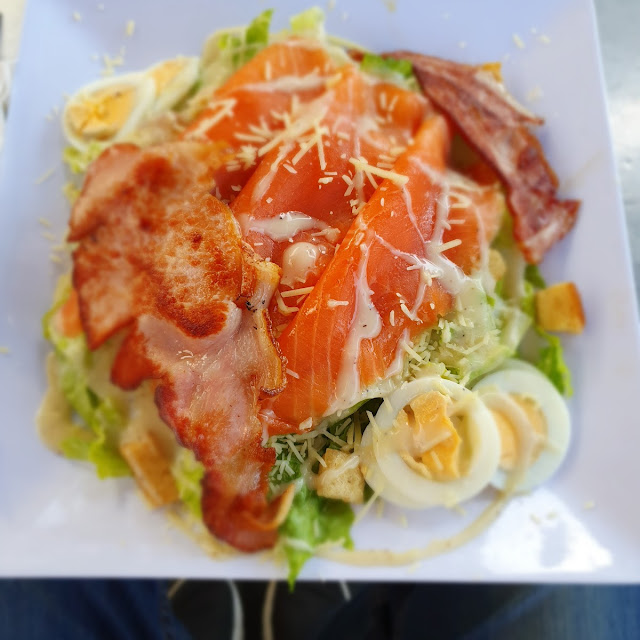 Salmon Caesar Salad