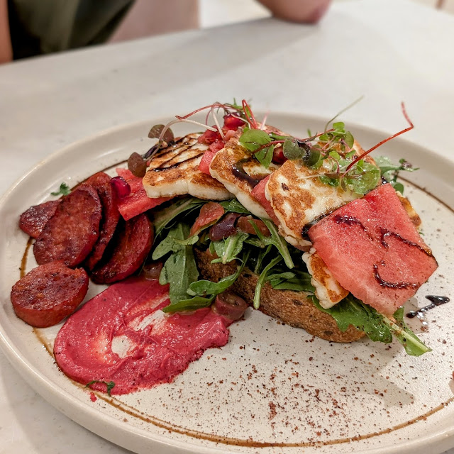 Grilled Halloumi Stack