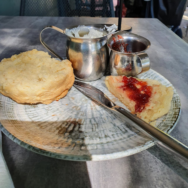 Scone with Jam and Cream
