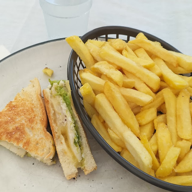 Chicken Cheese Avocado Toastie