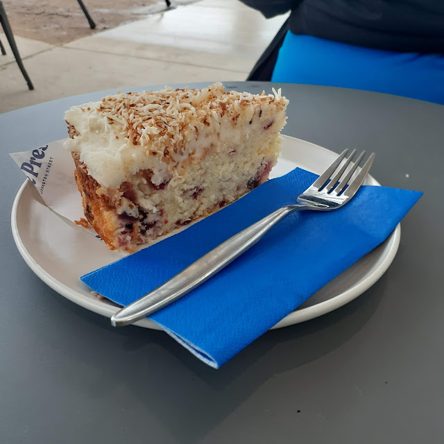 Coconut and Raspberry Slice