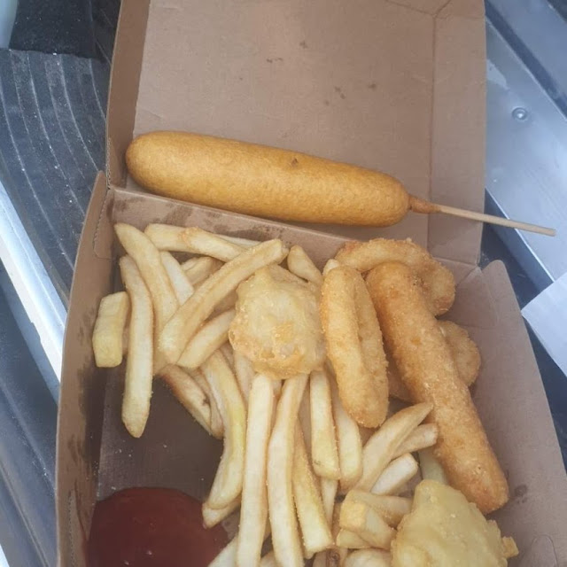Sea Food Basket for 1 and a Pluto Pup