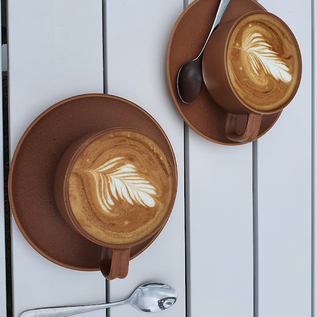 Two Flat White Coffees