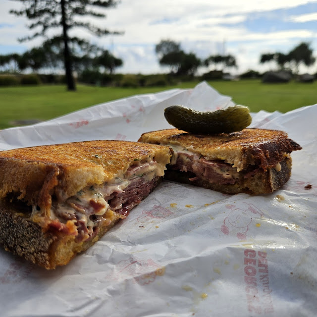 Toasted Ruben Sandwich