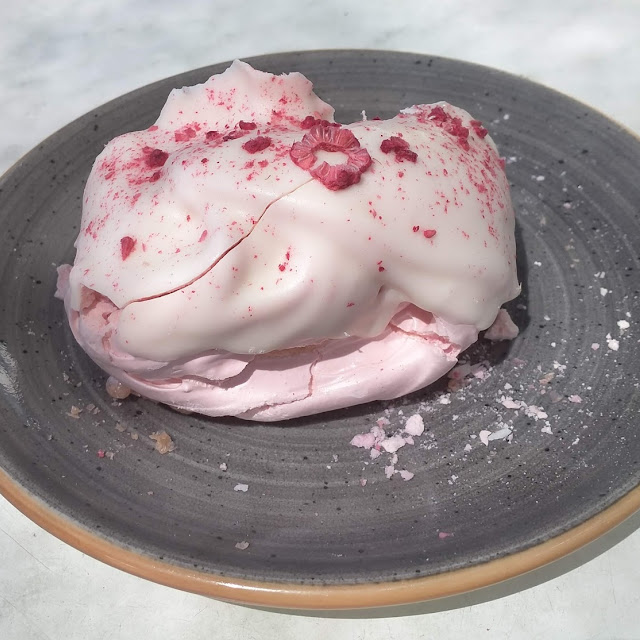 Raspberry and Rosewater Meringue