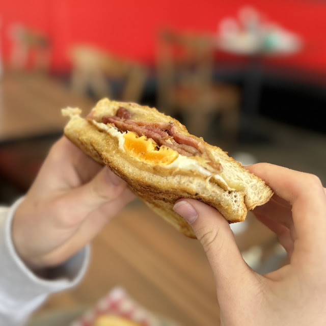 Bacon Egg Cheese Toastie