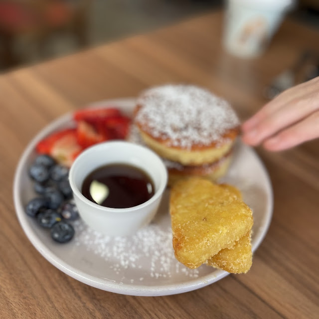 Kids Pancakes with Hash Browns