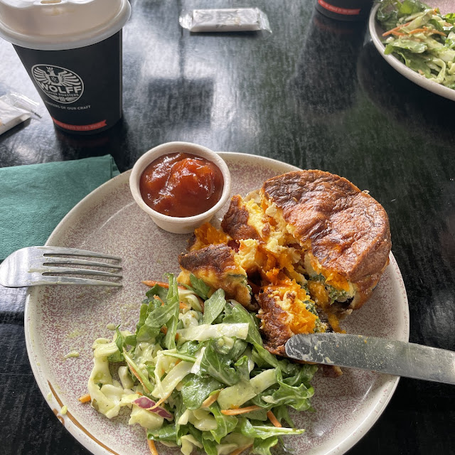 Vegetable Frittata and Salad