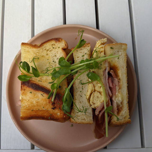 Tonkatsu Bacon and Egg Sando