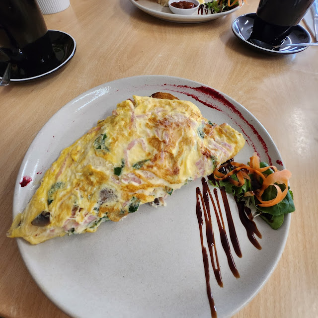 Omelette on Toast