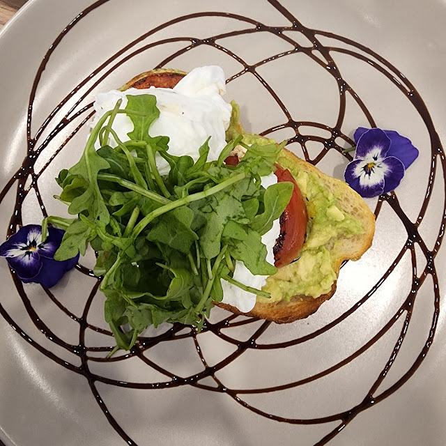 Poached Egg Avocado and Sourdough